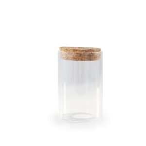Cylinder potje met kurk deksel - 8cm