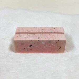 Fotohouder - Terrazzo Blush - 9x4x3 cm