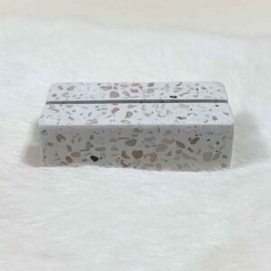 Fotohouder - Terrazzo Wit - 9x4x3 cm