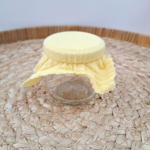 Glazen potje Charlotte - Yellow