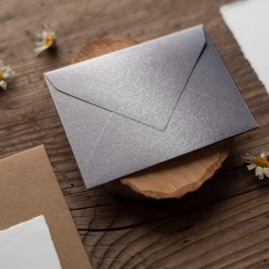 Envelop - Metal Zilver