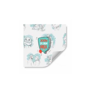Sticker - Vierkant Middel