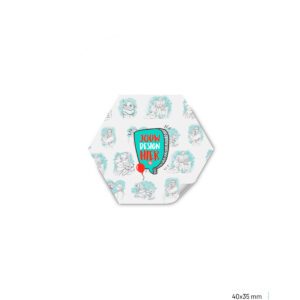Sticker - Zeshoek (per 15st.)