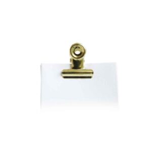 Kleine metalen clip - 12st. - Goud