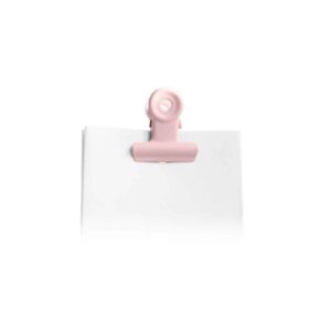 Kleine metalen clip - 12st. - Roze