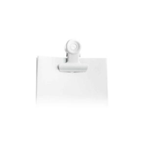 Kleine metalen clip - 12st. - Wit