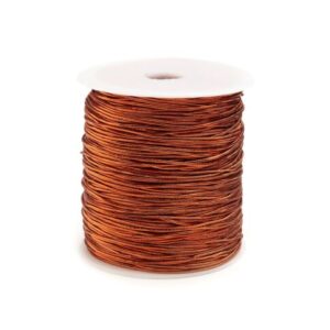 Elastiek - 1mm - Koper metallic
