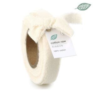 Cotton lint  - 15 mm - Gebroken wit