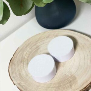 Rond wit blikken doosje diam 82mm