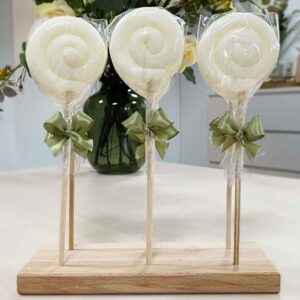 Beuken plankje voor de presentatie van lolly's