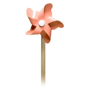 Potlood met windmolen Koraal