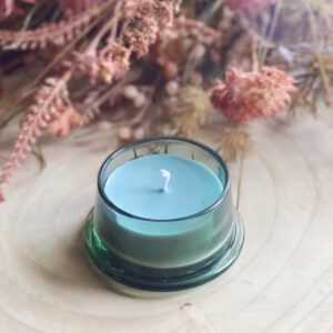 Lage geurkaars Spaas velvet luxury (groen)