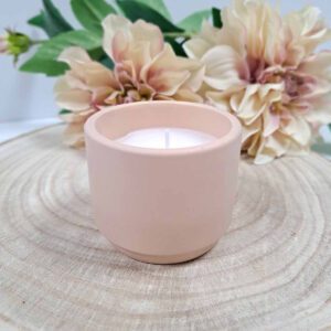 Kaarspotje Keramiek - Blush