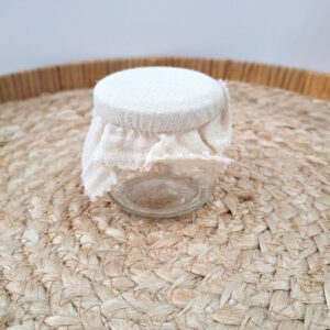 Glazen potje Charlotte - Ivory