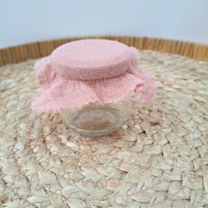Glazen potje Charlotte - Dusty roze